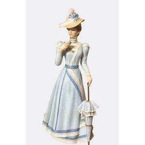 Home Interiors & Gifts "Lady Covington" Porcelain Figurine Vintage Victorian Sty